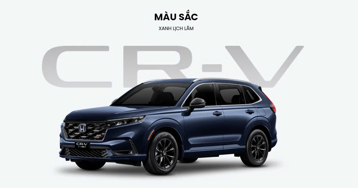 CR-V RS Màu Xanh Có Sẵn – Giao Ngay Tại Honda Ô tô Sài Gòn – Quận 2